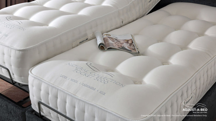 Adjust-A-Bed Natural 5000 Electric Adjustable Bed Set (Excluding Headboard)