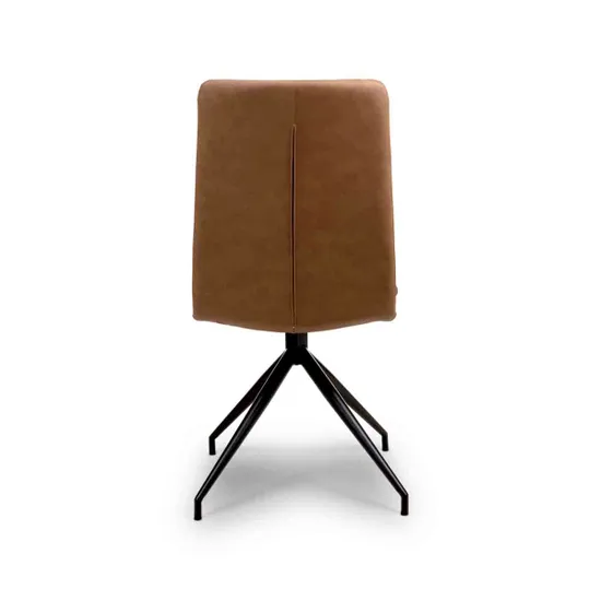 Nobo Swivel Dining Chair - Tan Set of 2